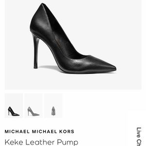 Michael Kors Keke Leather Pumps
